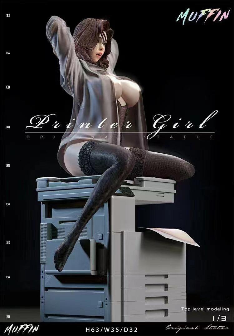 Muffin Studio - 1:3 Printer Girl Castoff Figure Statue