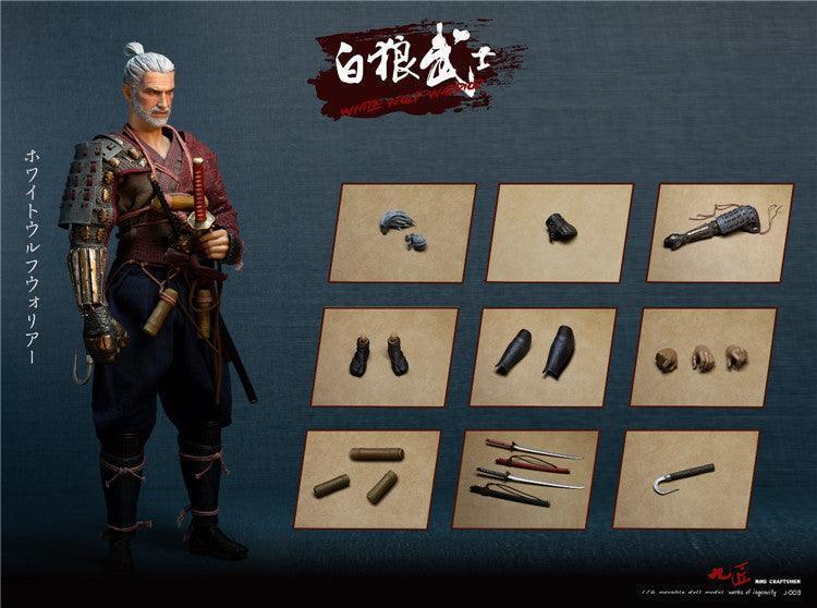 Nine Craftsmen - 1:6 White Wolf Warrior Action Figure - inshobby.com