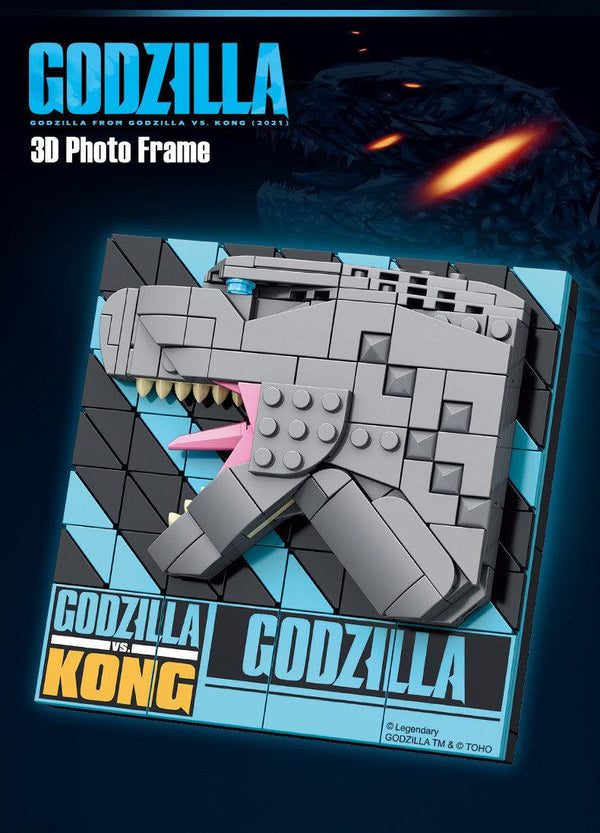 Godzilla 3D Photo Frame Building Blocks
