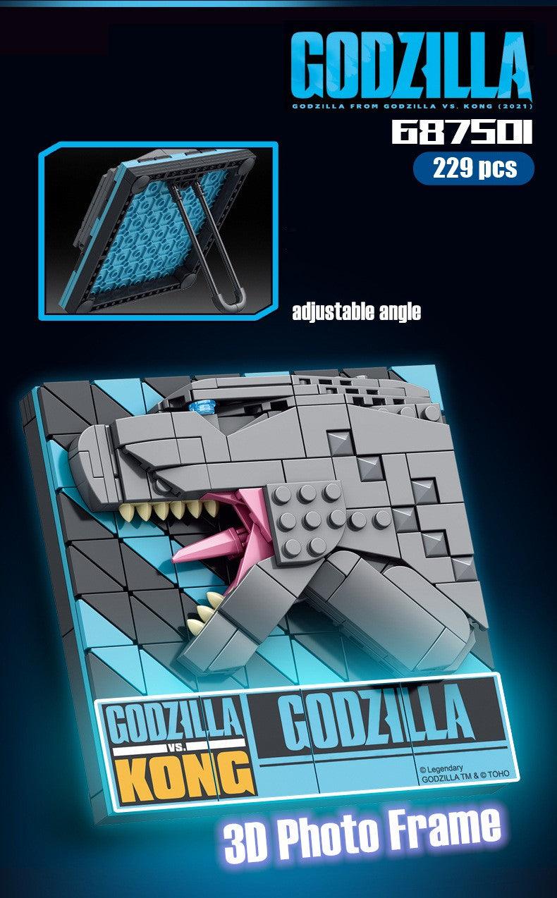 Panlos - Godzilla 3D Photo Frame Building Blocks - inshobby.com