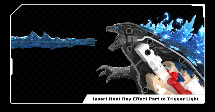 Panlos - Heat Ray Godzilla Light-Up Building Blocks - inshobby.com