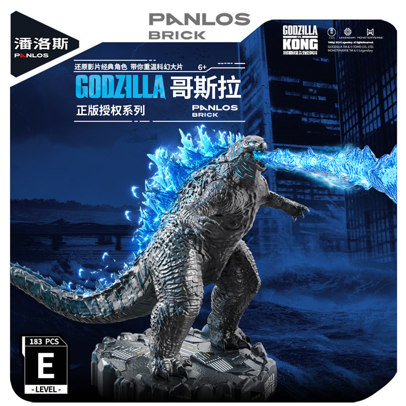 Panlos - Heat Ray Godzilla Light-Up Building Blocks - inshobby.com