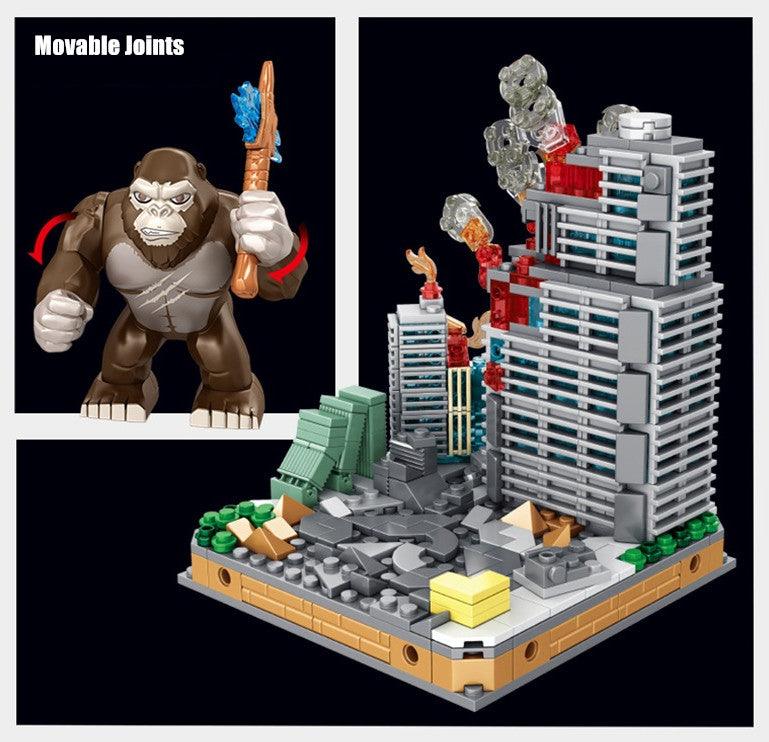 Panlos - King Kong City Battle Building Blocks - inshobby.com