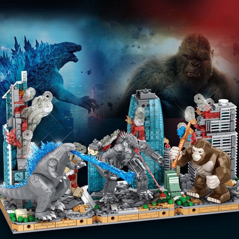 Panlos - King Kong City Battle Building Blocks - inshobby.com