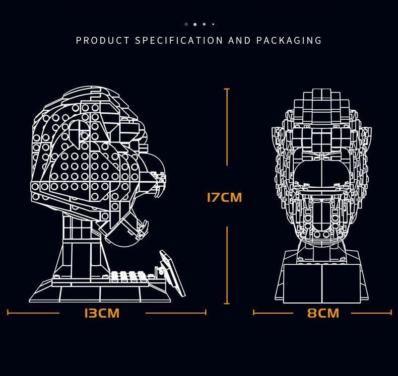 Panlos - King Kong Head Statue Building Blocks - inshobby.com