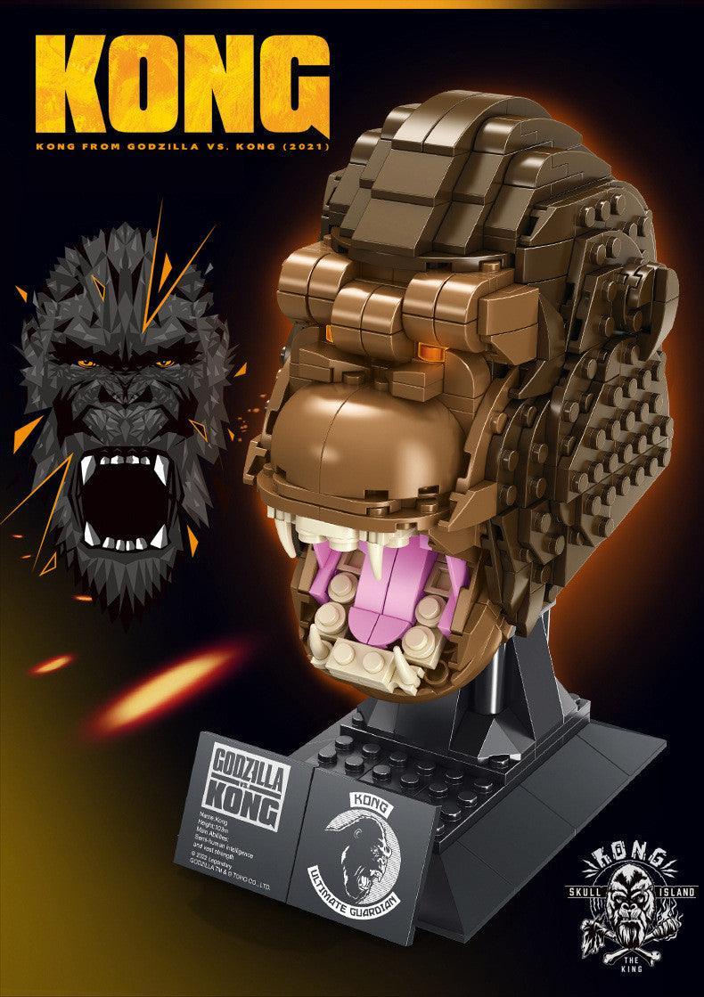 Panlos - King Kong Head Statue Building Blocks - inshobby.com