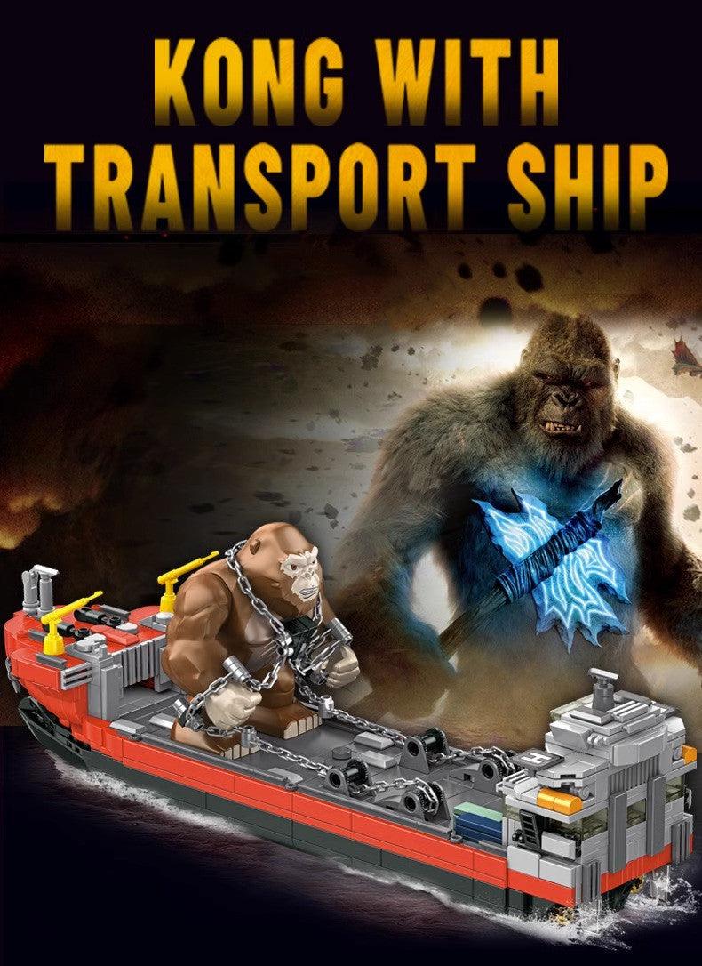 Panlos - Kong & Transport Ship Building Blocks - inshobby.com