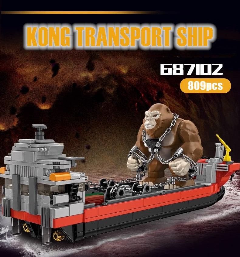 Panlos - Kong & Transport Ship Building Blocks - inshobby.com