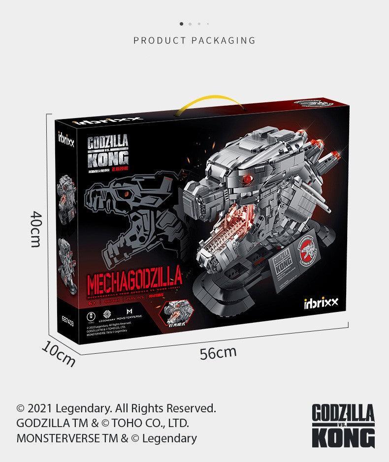 Panlos - Mecha Godzilla Head Statue Building Blocks - inshobby.com