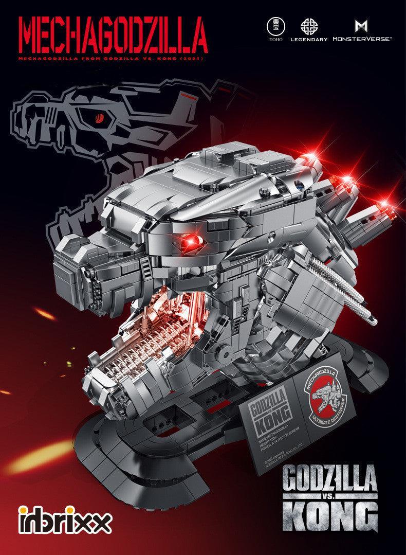 Panlos - Mecha Godzilla Head Statue Building Blocks - inshobby.com