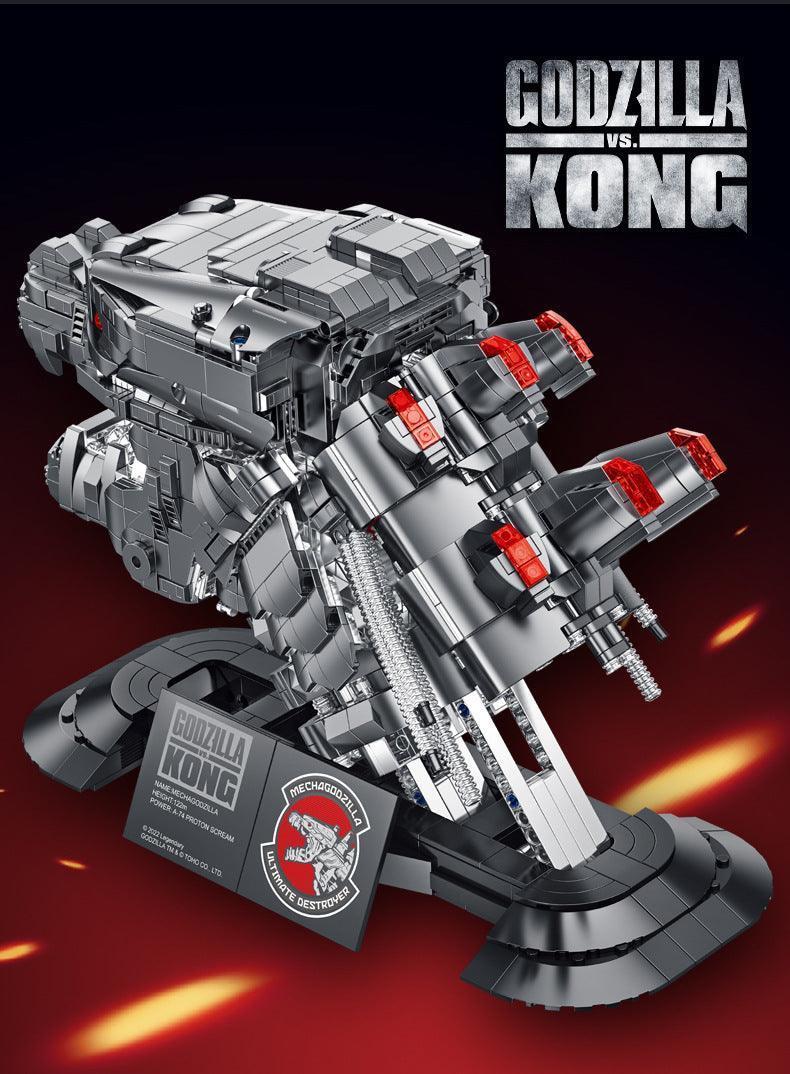 Panlos - Mecha Godzilla Head Statue Building Blocks - inshobby.com