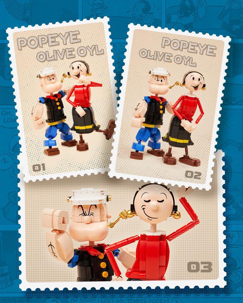 Pantasy - Popeye & Olive Oyl Building Blocks - inshobby.com