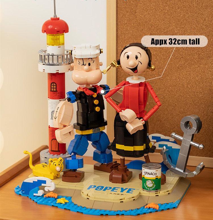 Pantasy - Popeye & Olive Oyl Building Blocks - inshobby.com