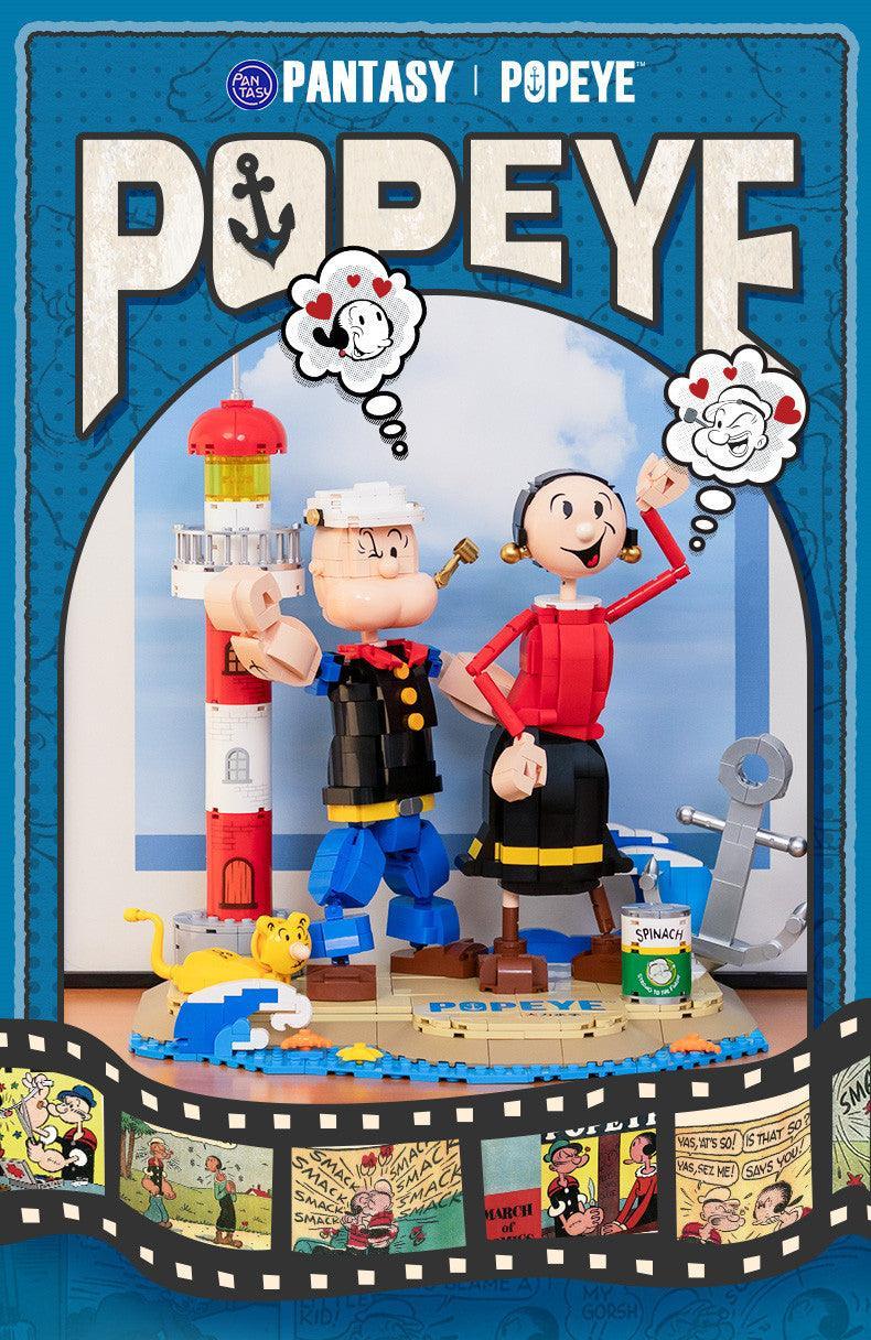 Pantasy - Popeye & Olive Oyl Building Blocks - inshobby.com