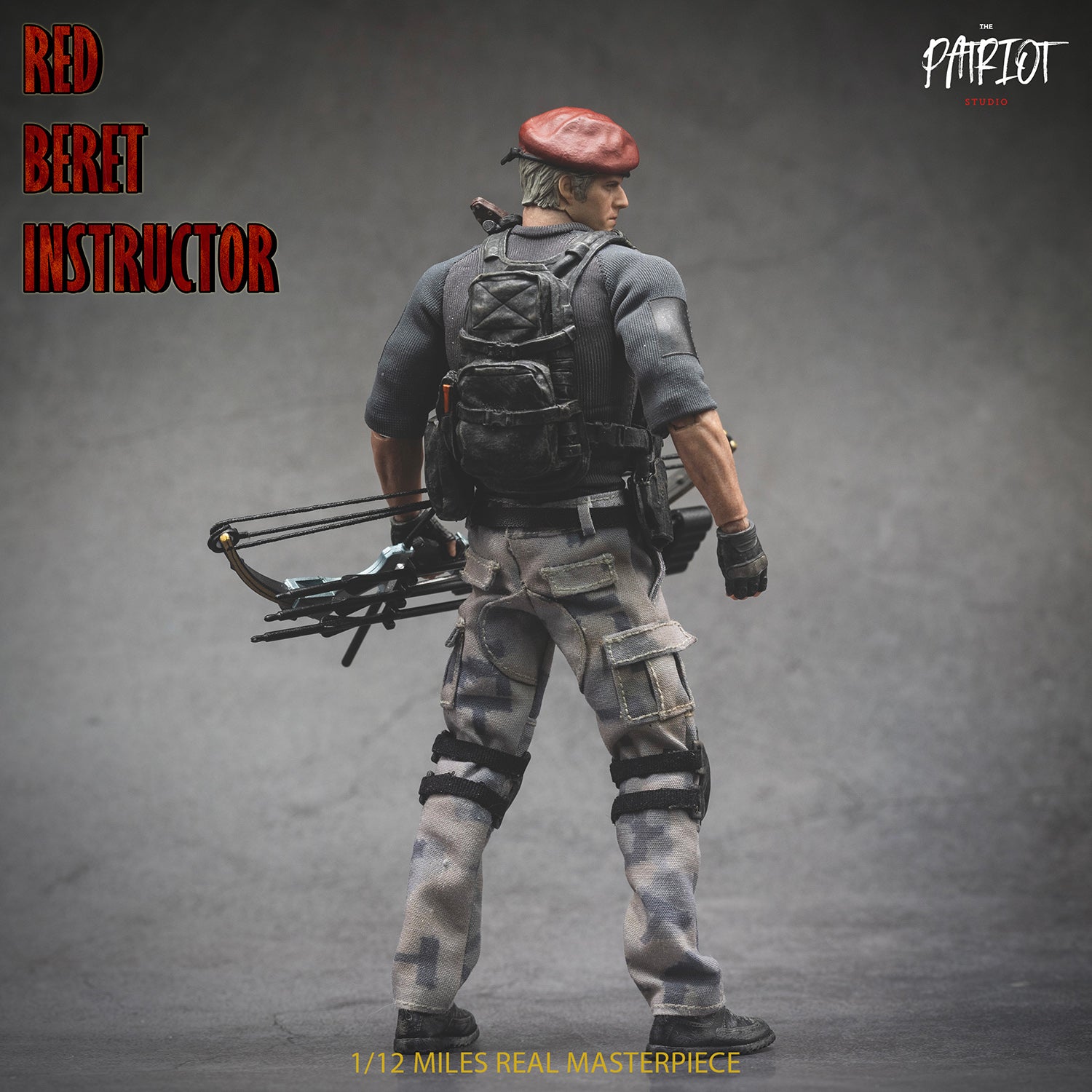 愛国者Patriot studio Red Beret 1/12BR01283A 1:12 Red Beret Instructor Action Figure