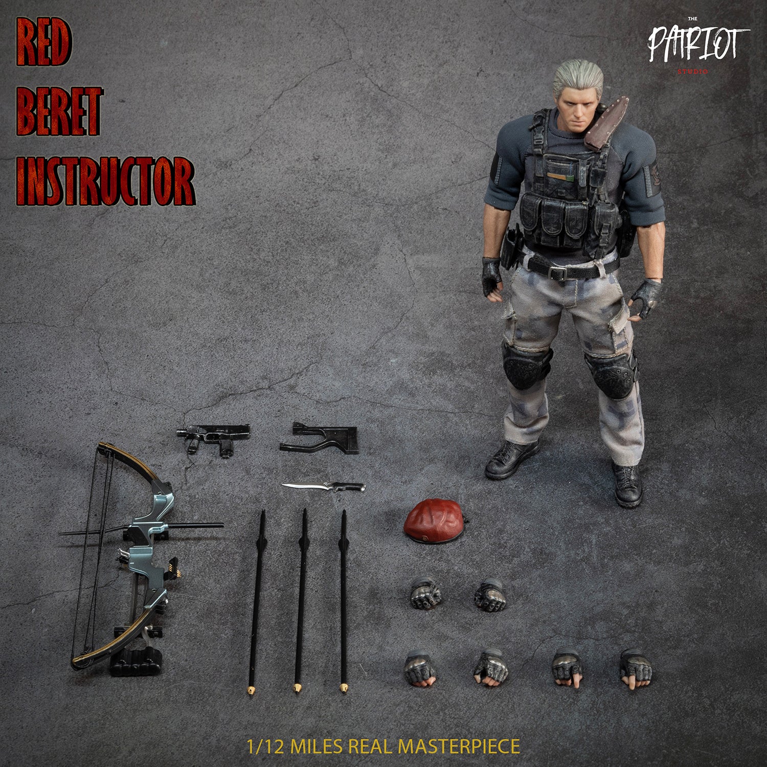 1:12 Red Beret Instructor Action Figure