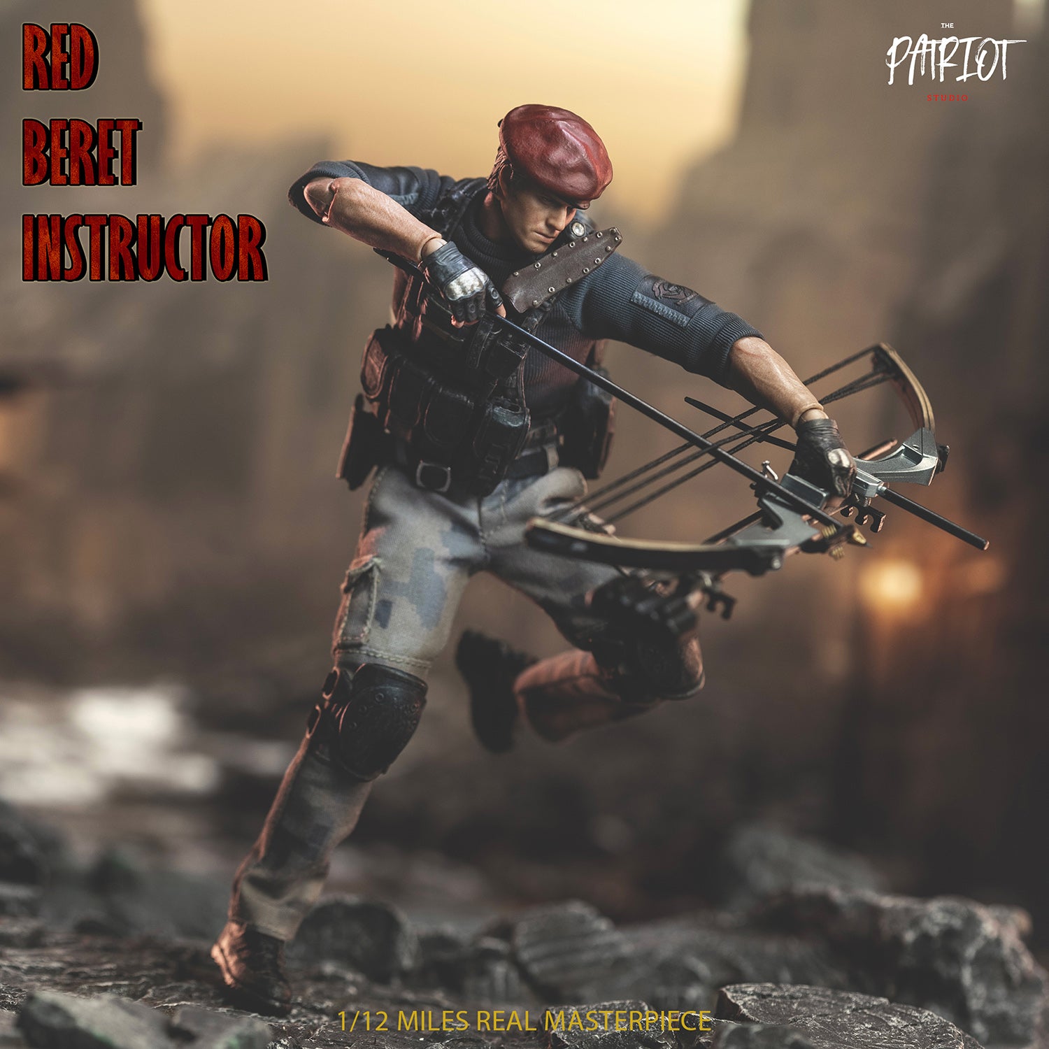 1:12 Red Beret Instructor Action Figure