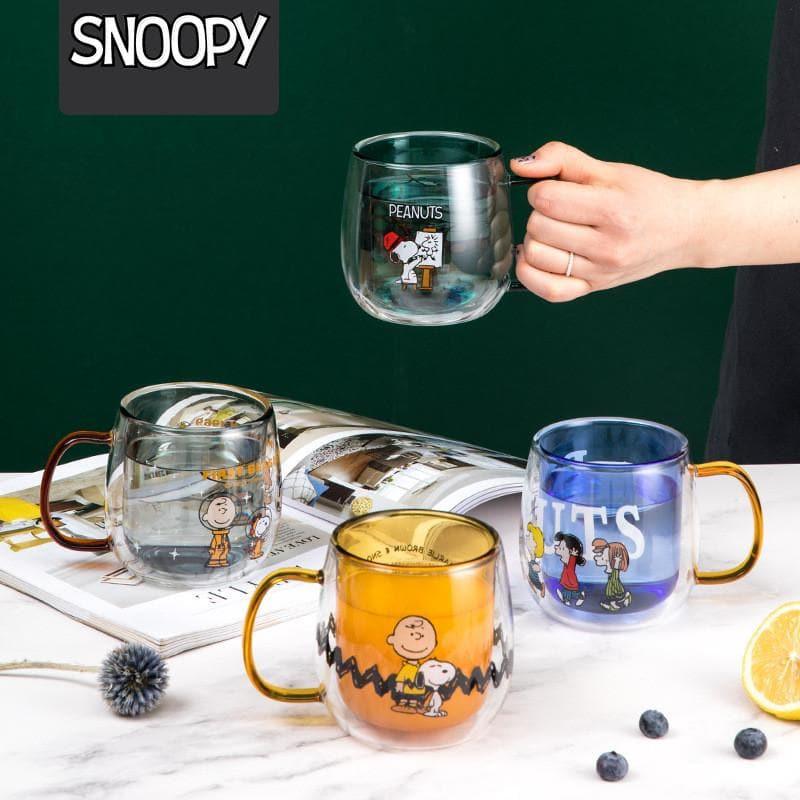 Peanuts LLC - Snoopy 360ml Double Layer Glass Mug