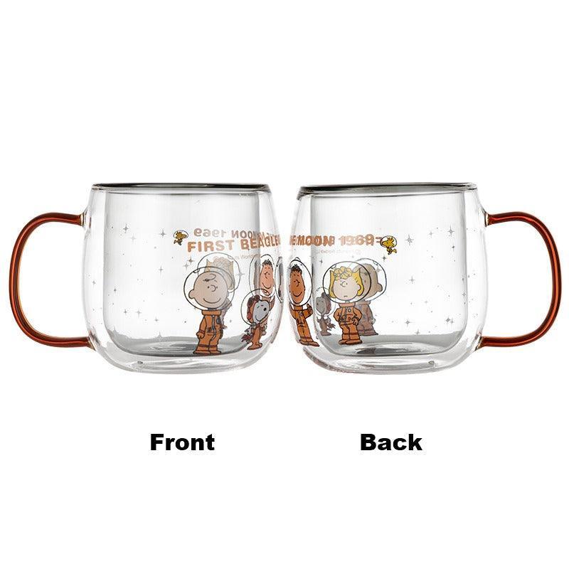Peanuts LLC - Snoopy 360ml Double Layer Glass Mug