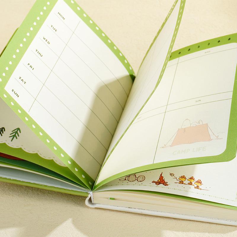 Peanuts LLC - Snoopy A5 Hard Cover Notebook Diary Organizer - inshobby.com