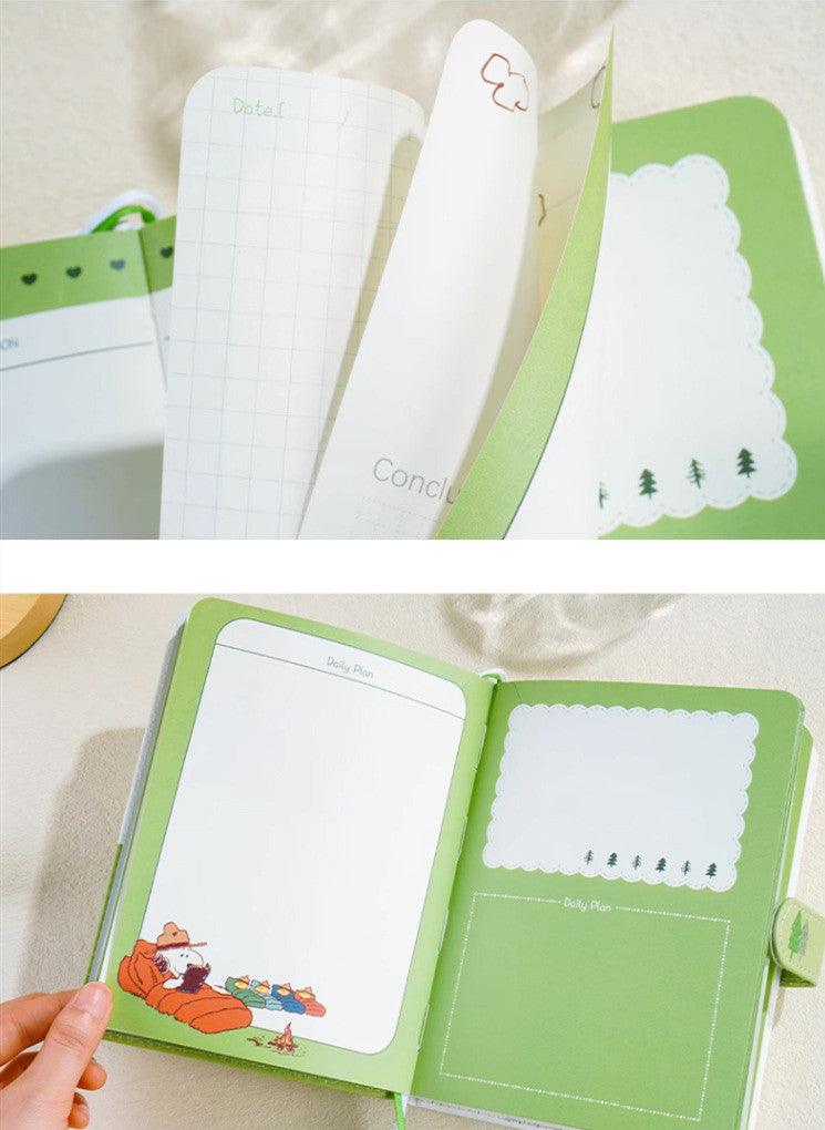 Peanuts LLC - Snoopy A5 Hard Cover Notebook Diary Organizer - inshobby.com