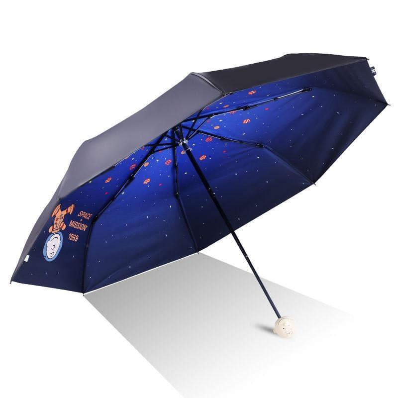 Peanuts LLC - Snoopy Figure Grip Folding Umbrella