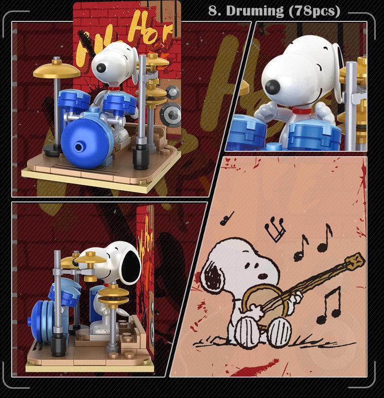 Snoopy Leisure Time Building Blocks Figure Blind Box