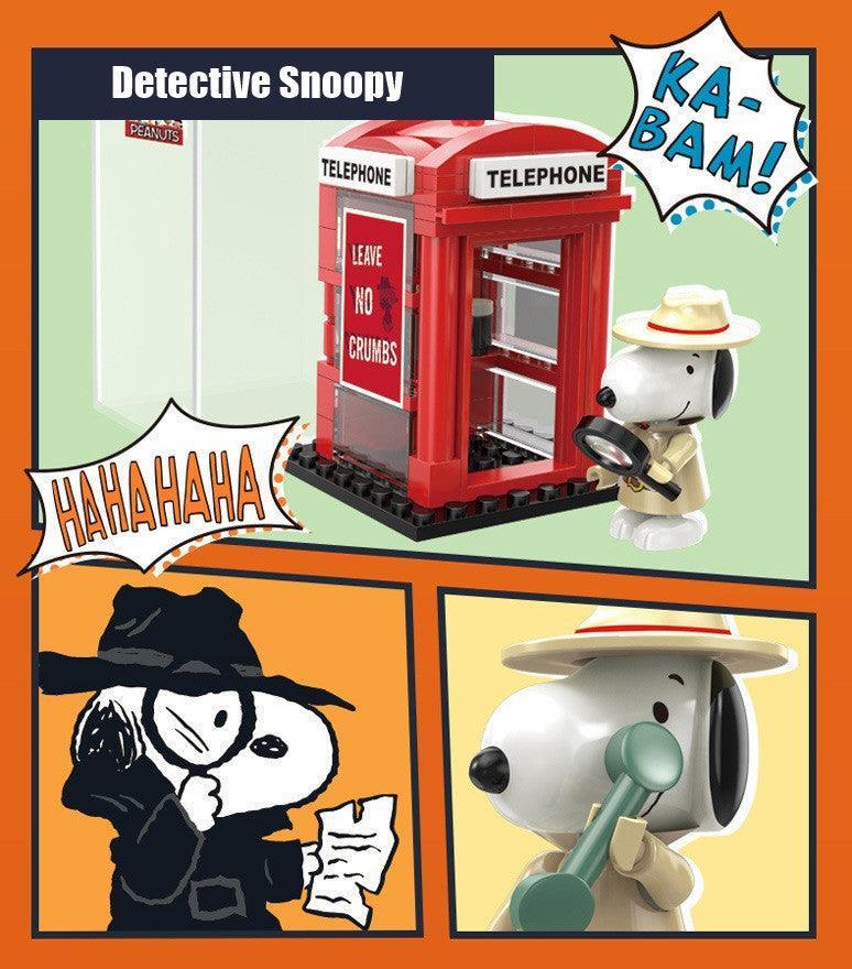 Peanuts LLC - Snoopy Linoos Building Blocks Figure Blind Box - inshobby.com