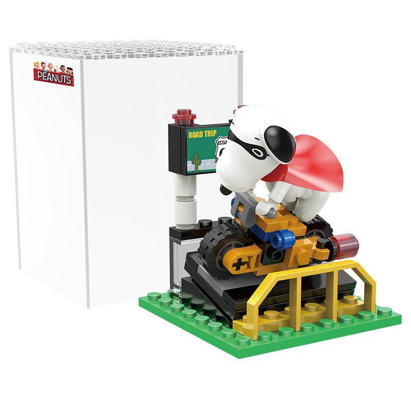 Peanuts LLC - Snoopy Linoos Building Blocks Figure Blind Box - inshobby.com