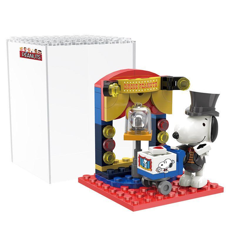 Peanuts LLC - Snoopy Linoos Building Blocks Figure Blind Box - inshobby.com