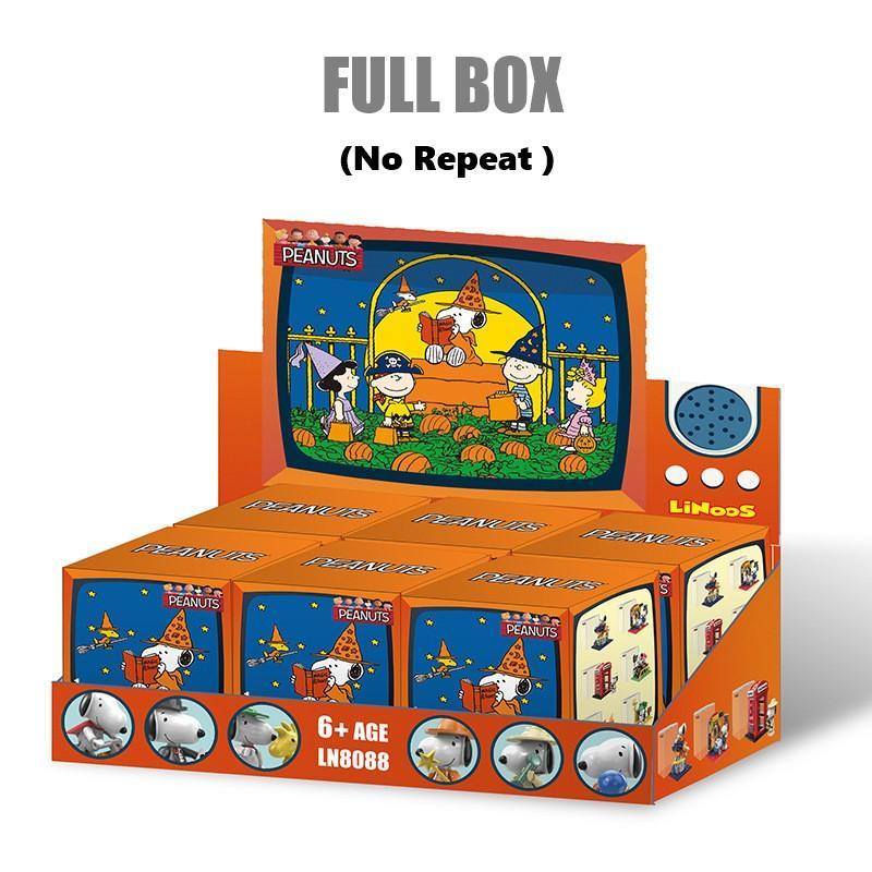 Peanuts LLC - Snoopy Linoos Building Blocks Figure Blind Box - inshobby.com