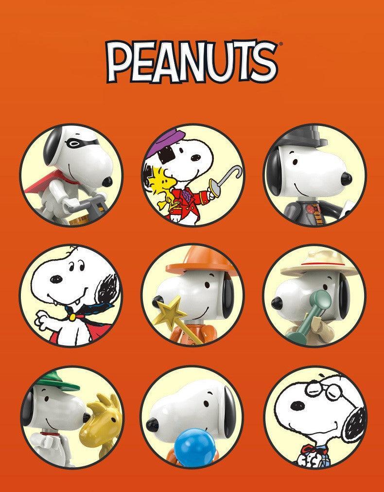 Peanuts LLC - Snoopy Linoos Building Blocks Figure Blind Box - inshobby.com