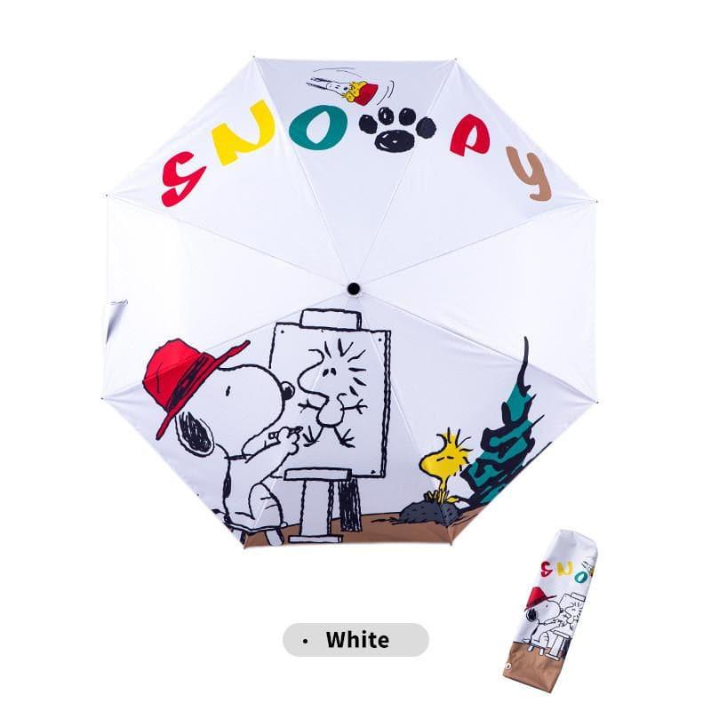 snoopy umbrella stroller White Snoopy Outdoor Folding Umbrella