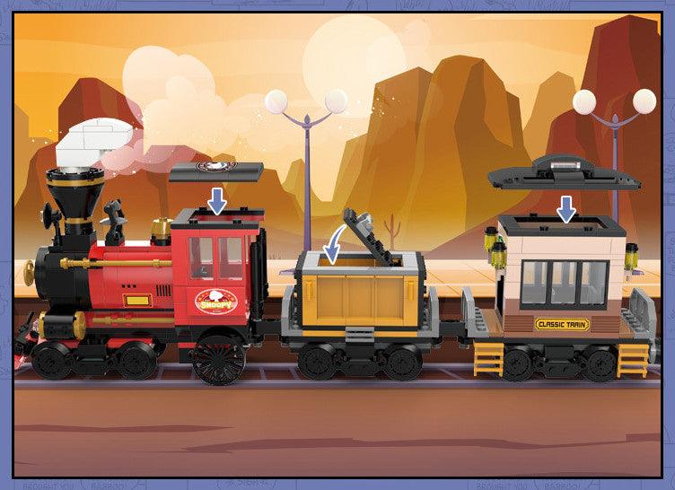 Peanuts LLC - Snoopy Railways Steam Train Building Blocks Set