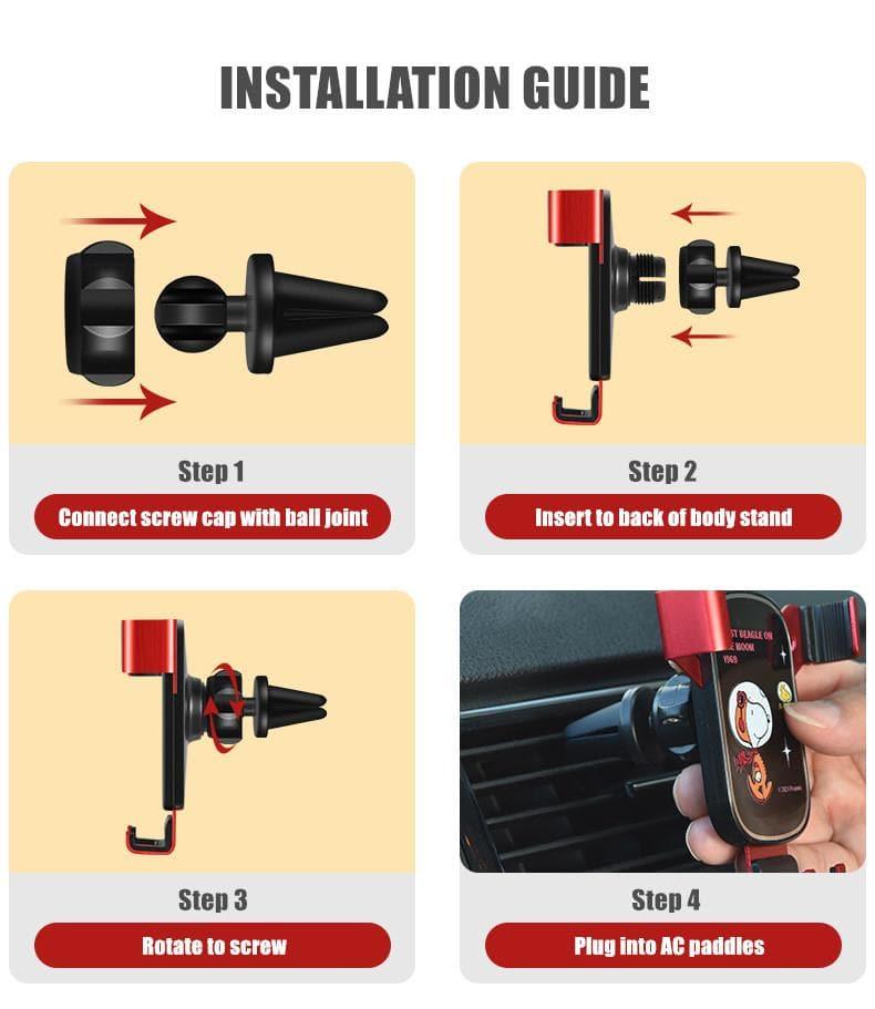 Peanuts LLC - Snoopy Universal Car Mount Phone Holder 2021 - inshobby.com