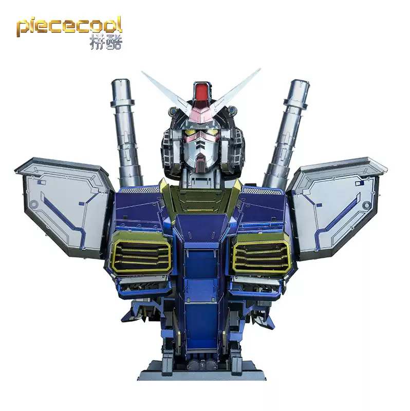 Piececool - BN Metal Works RX-78-2 Gundam Bust Statue Metal Assembly Kit - inshobby.com