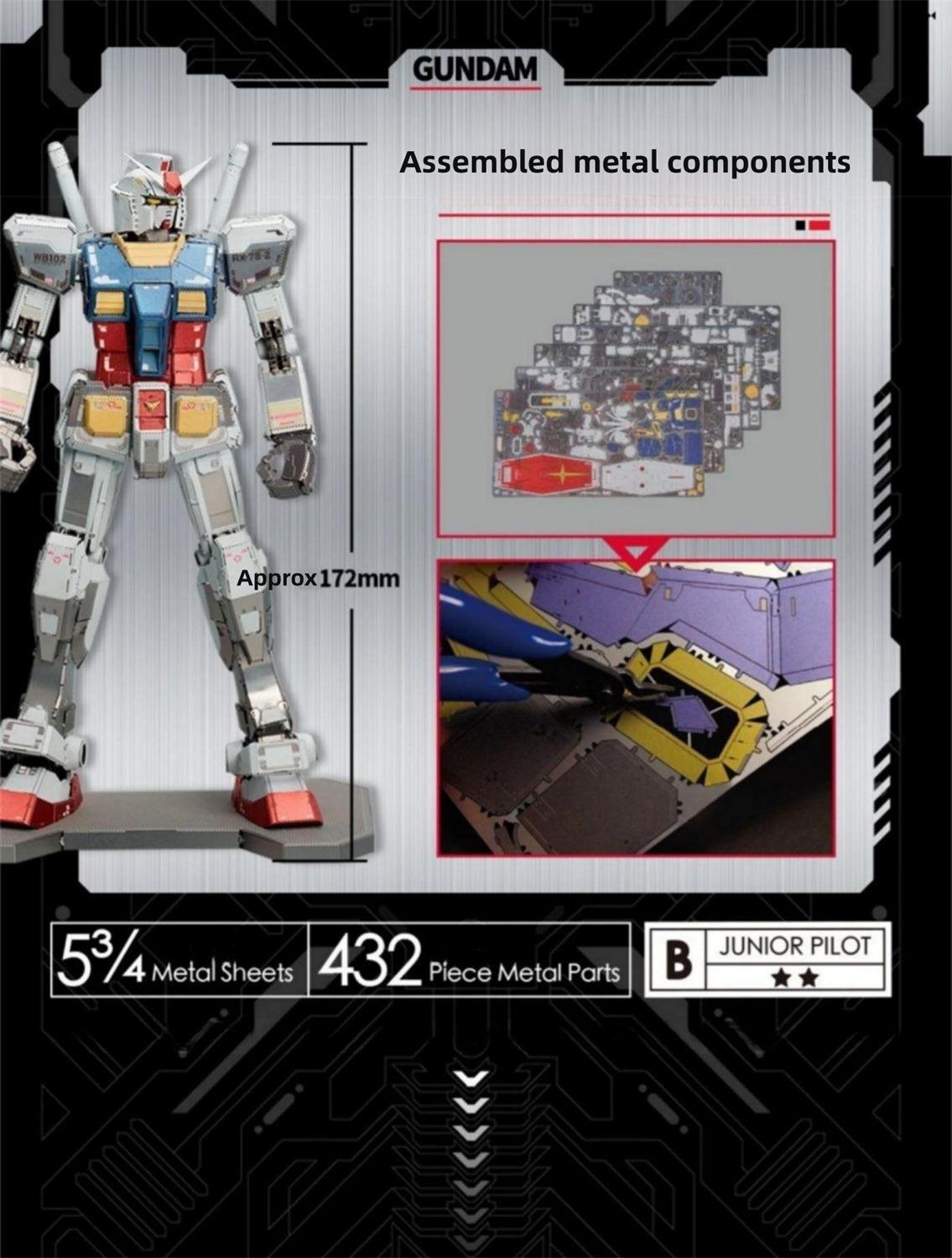 Piececool - BN Metal Works RX-78-2 Gundam GFT Metal Assembly Kit