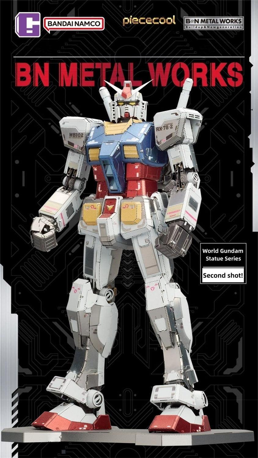 Piececool - BN Metal Works RX-78-2 Gundam GFT Metal Assembly Kit - inshobby.com