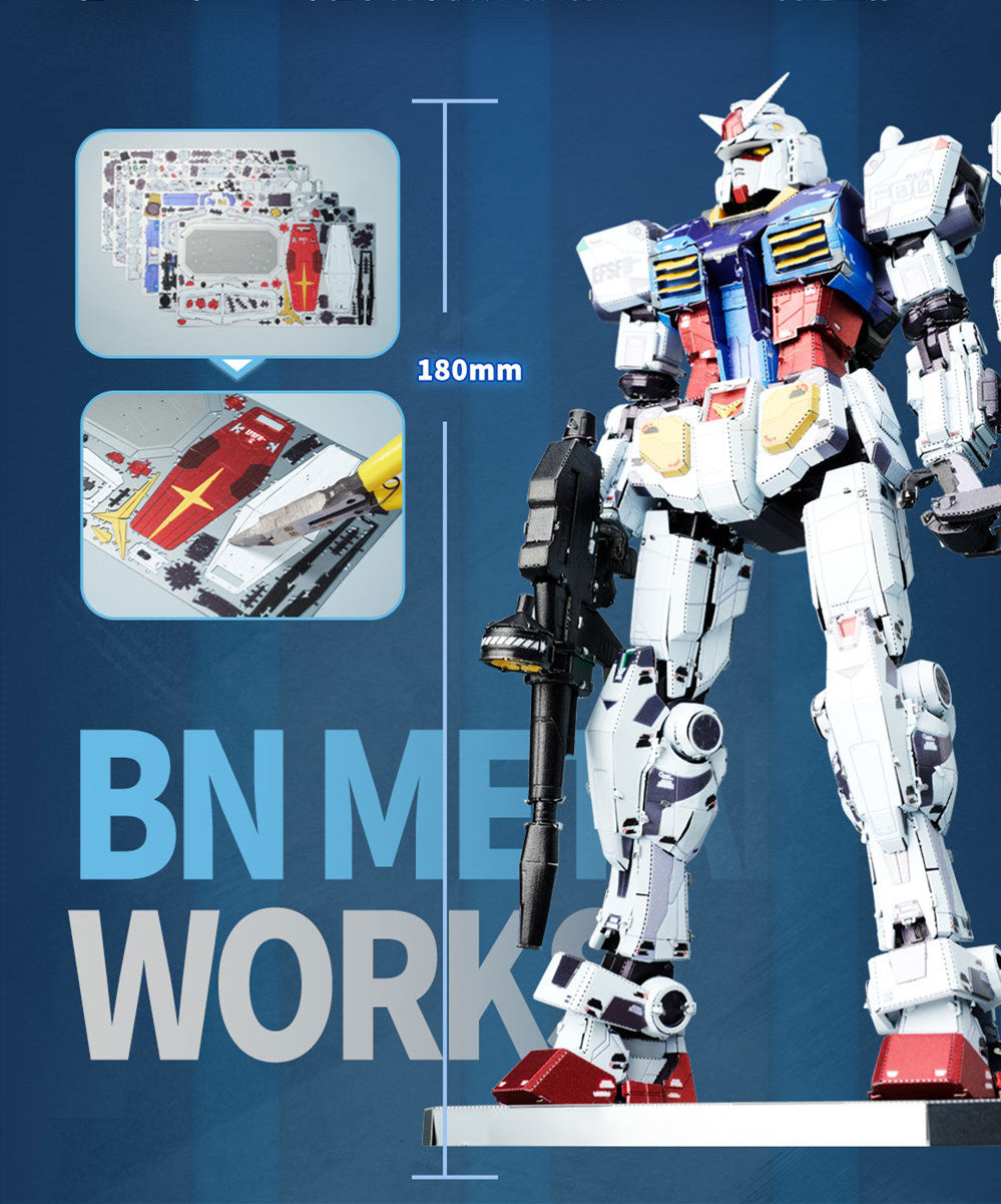 BN Metal Works RX-78F00 Gundam GFY Yokohama Version Metal Assembly Kit
