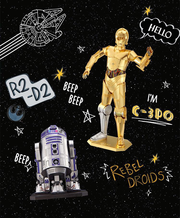 Piececool - C-3PO Metal Assembly Kit - inshobby.com