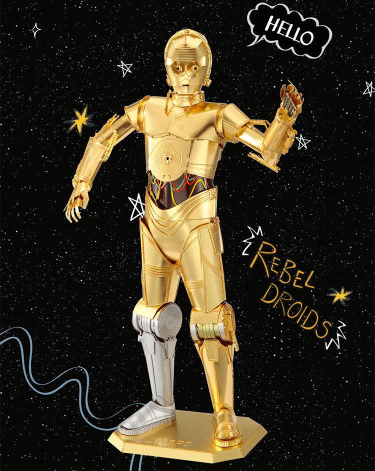 Piececool - C-3PO Metal Assembly Kit - inshobby.com