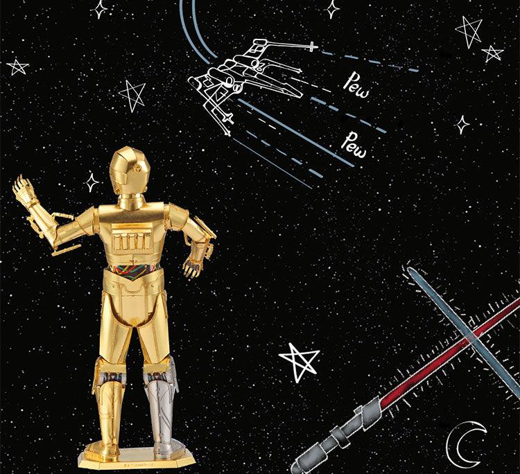 Piececool - C-3PO Metal Assembly Kit - inshobby.com