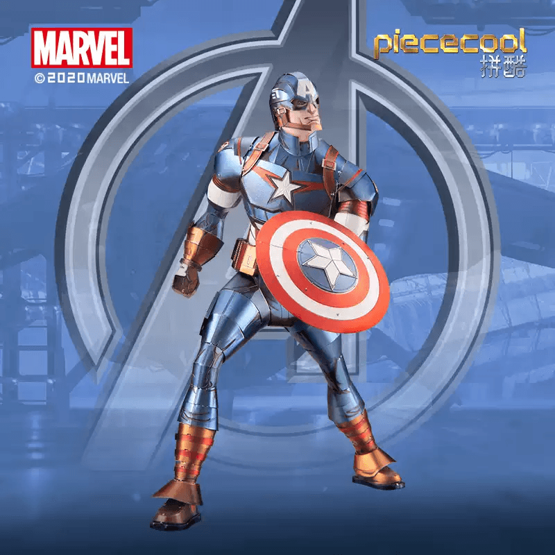 Piececool - Captain America Metal Assembly Kit - inshobby.com