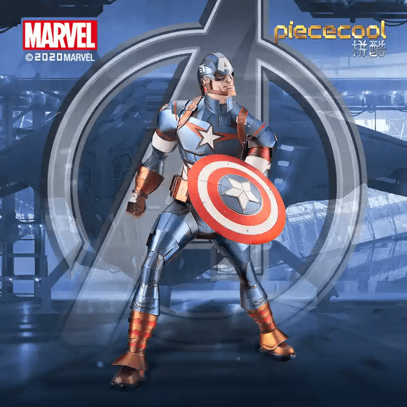 Piececool - Captain America Metal Assembly Kit - inshobby.com