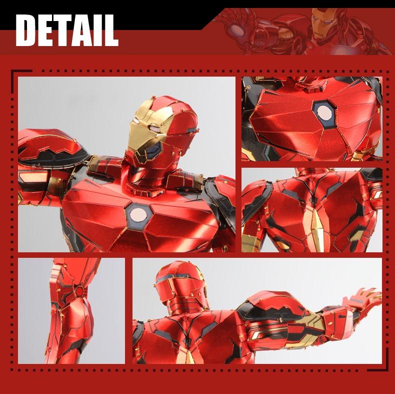 Piececool - Iron Man Metal Assembly Kit - inshobby.com