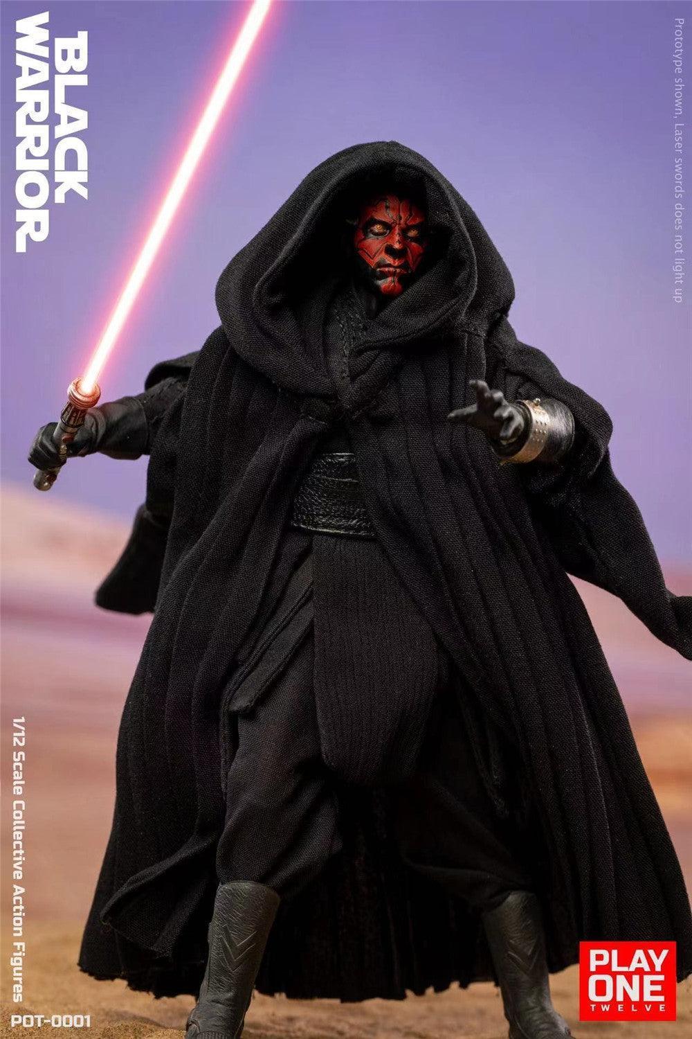 Play One Twelve - 1:12 Black Warrior Action Figure - inshobby.com