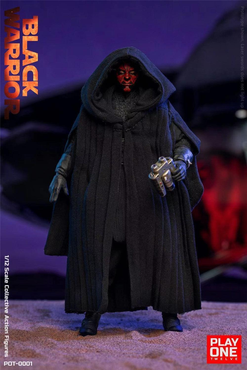 Play One Twelve - 1:12 Black Warrior Action Figure - inshobby.com