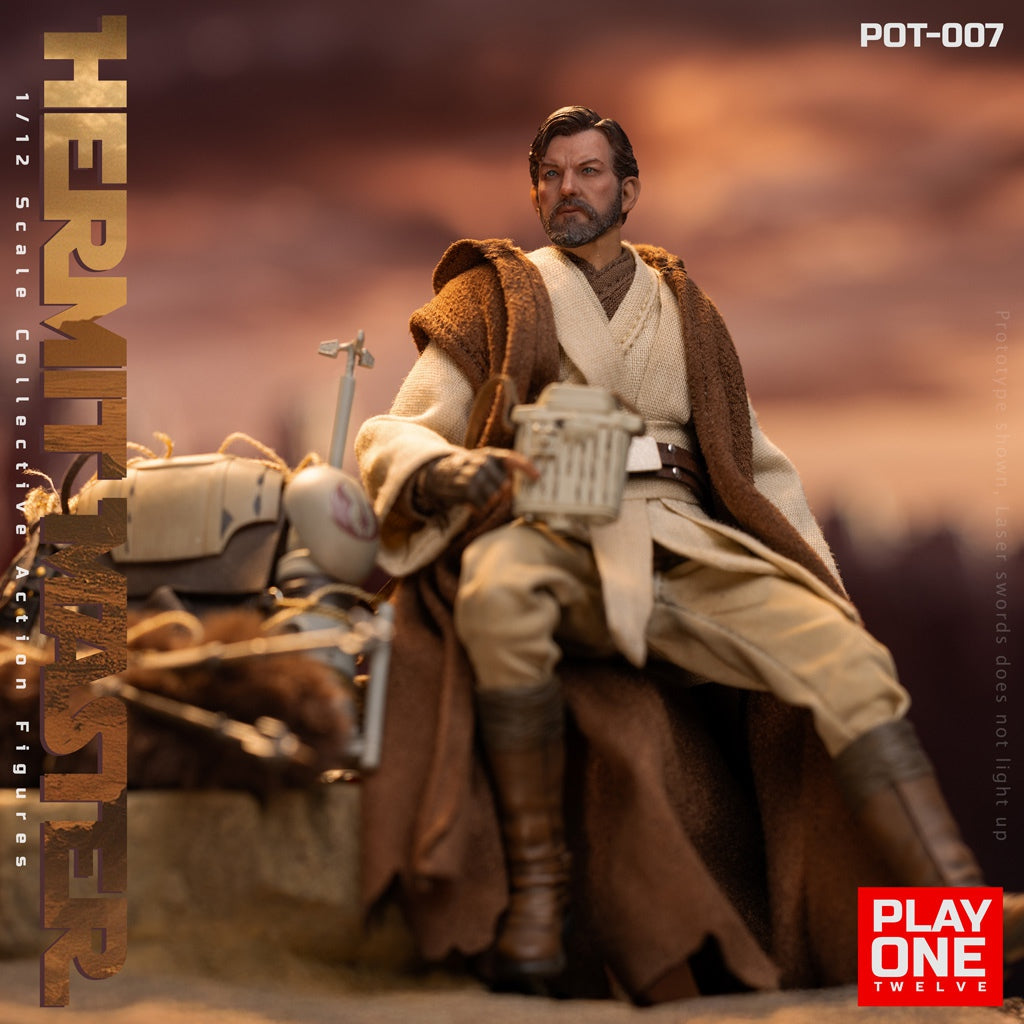 Play One Twelve - 1:12 Hermit Master Action Figure - inshobby.com