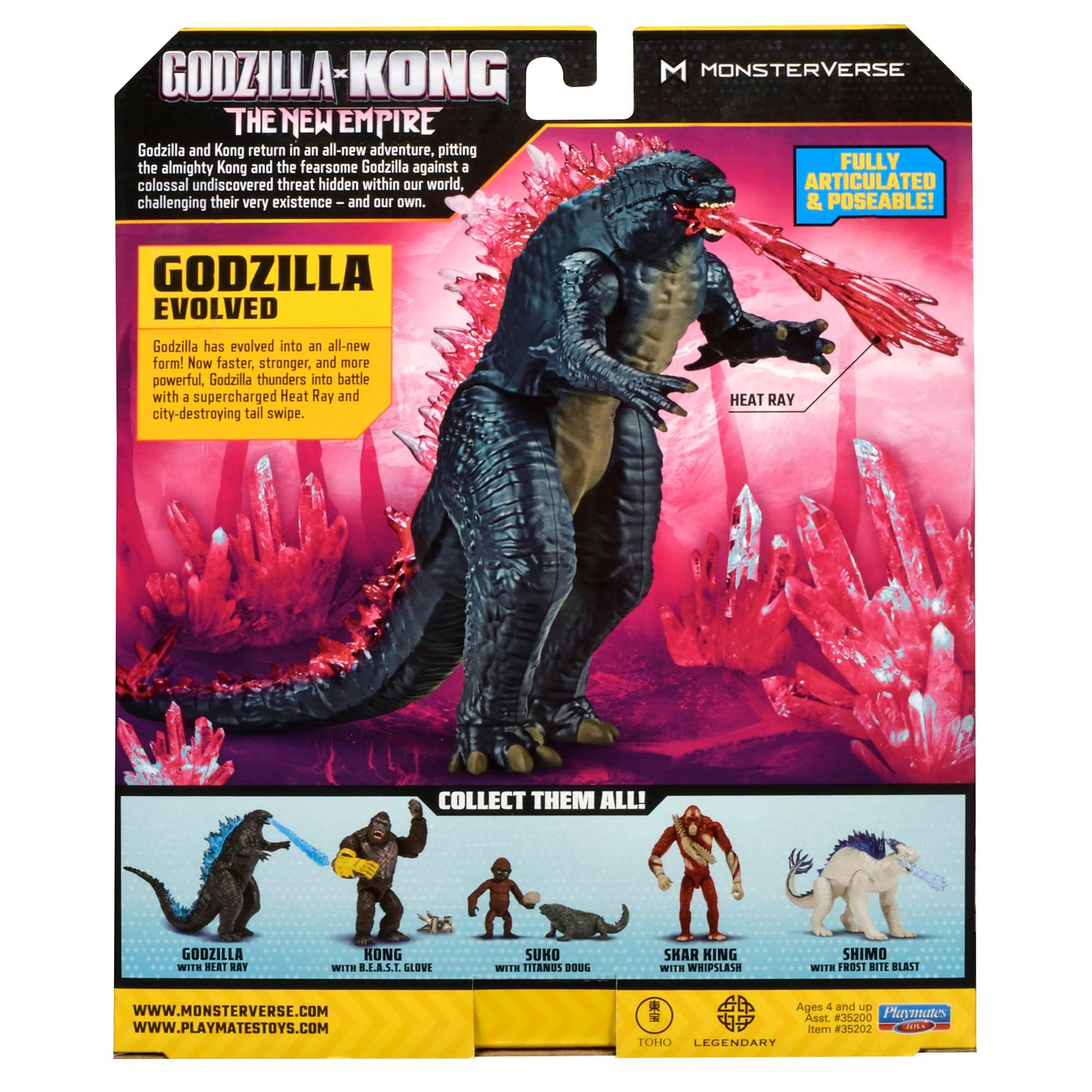 Playmates - Godzilla Evolved with Heat Ray Action Toy - inshobby.com
