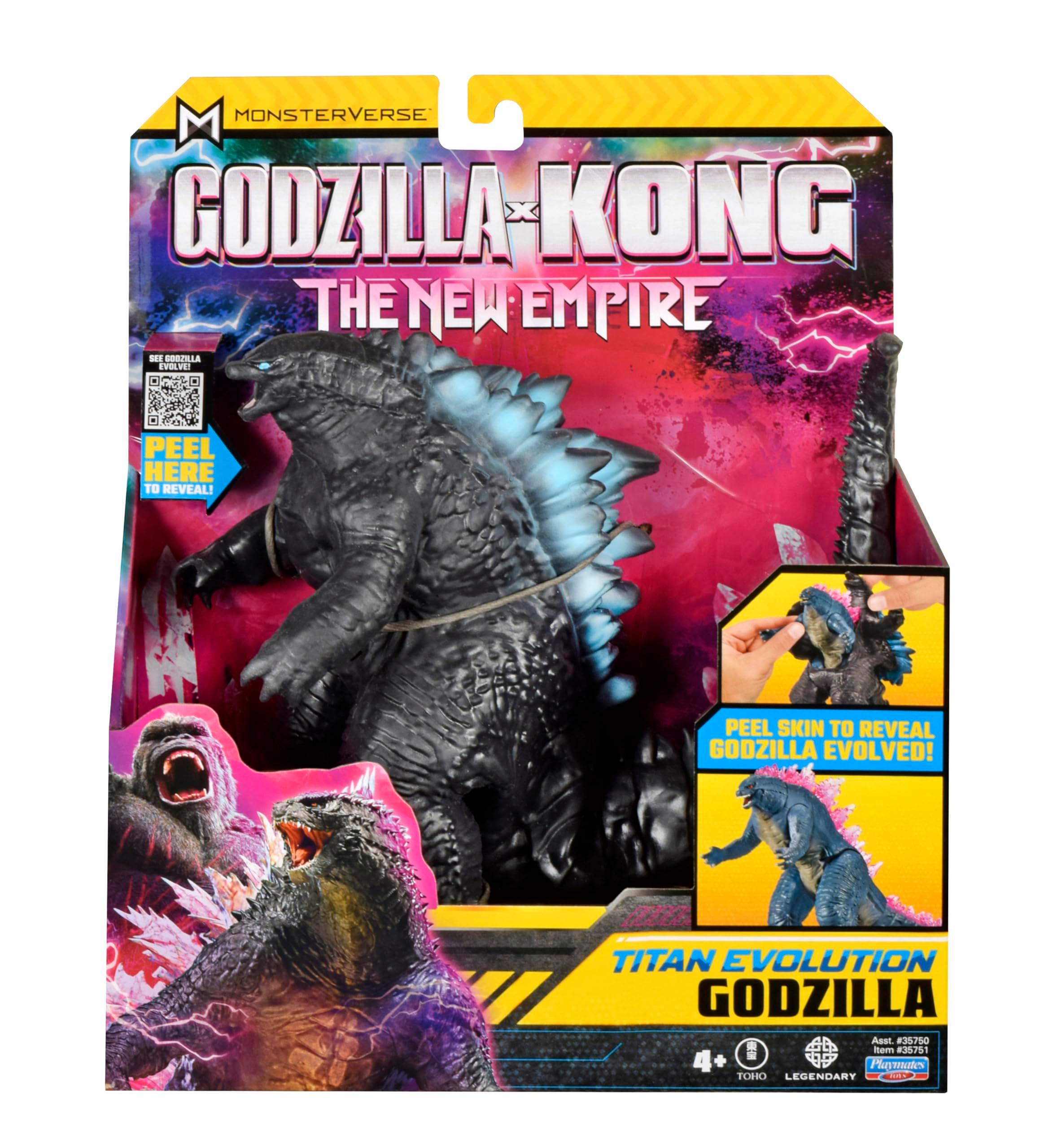 Playmates - Godzilla Titan Evolution Peel Skin to Reveal Evolved Action Toy